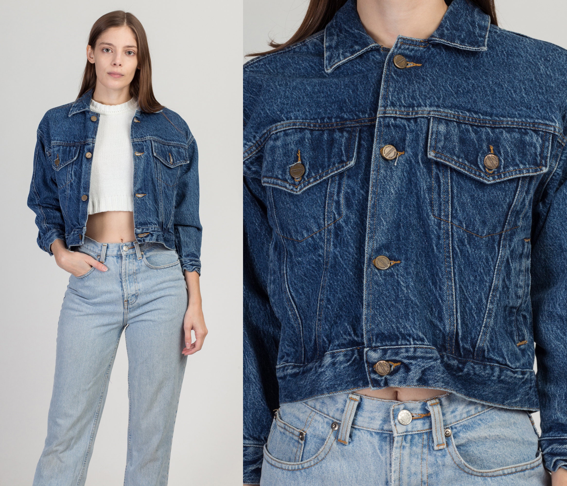 Cropped Jean Jacket Petite 