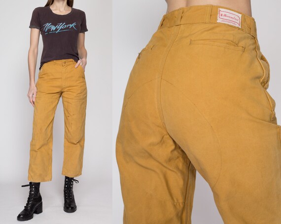 60s vintage western slacks pants mustard