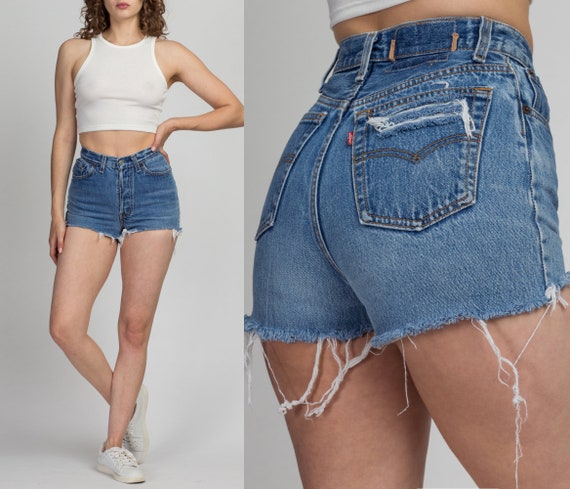 Vintage Levi's High Waist Jean Shorts 