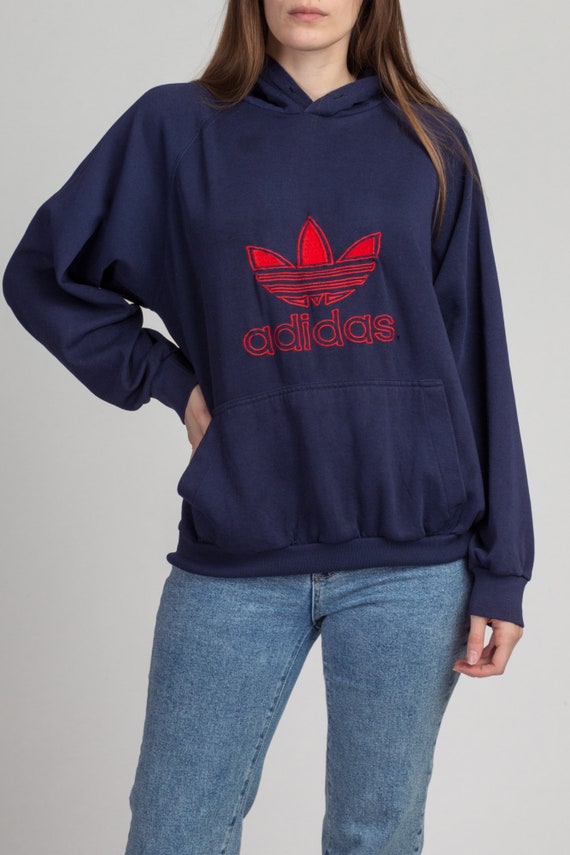 Adidas Trefoil Monogram Hoodie - Women - Black - S