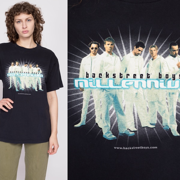 1999 Backstreet Boys Millennium T Shirt Unisex Large | Vintage 90s Boy Band Album Graphic Tee