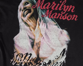 Vintage 90s Marilyn Manson Sweet Dreams T Shirt - Men's XL | Rare