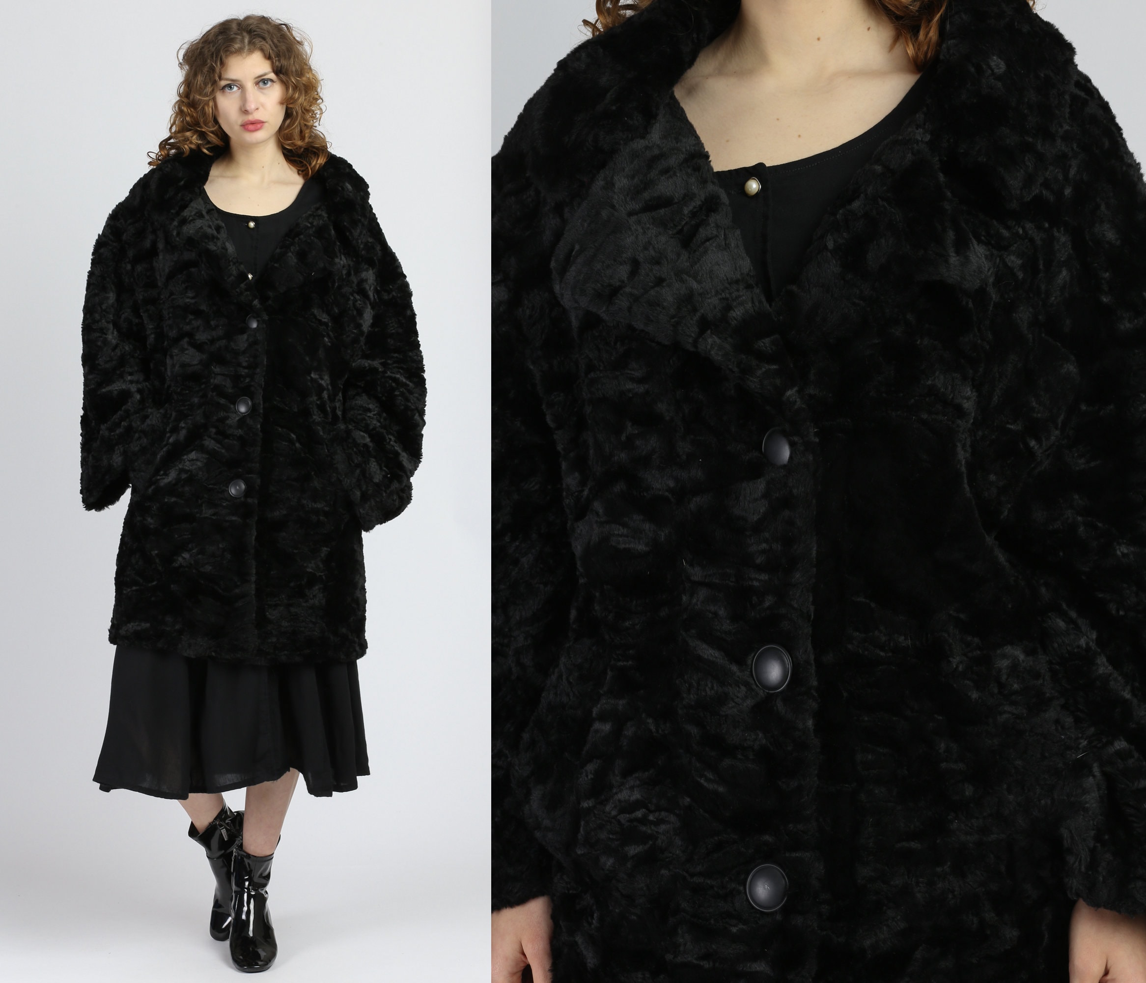 express faux fur coat