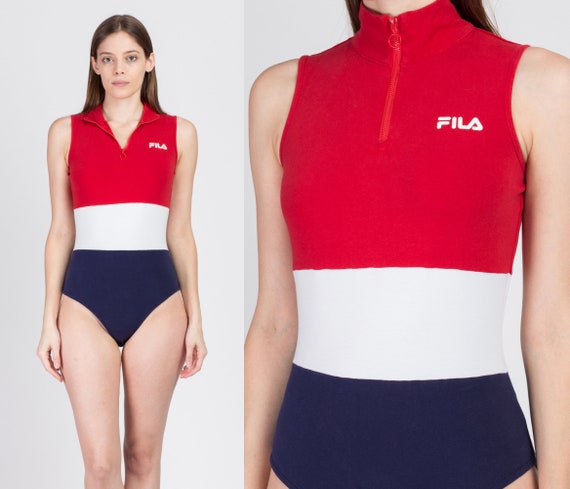 Fila zip up bodysuit Clearance