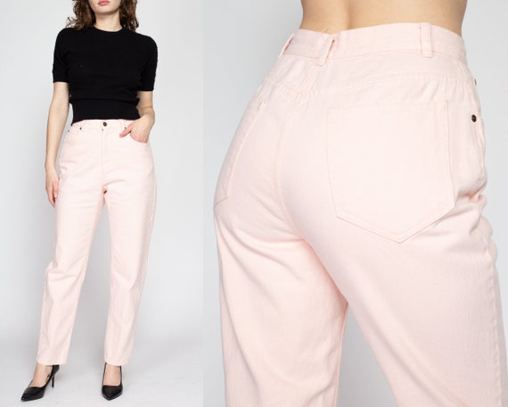 Medium 90s Liz Claiborne Light Pink Mom Jeans 28