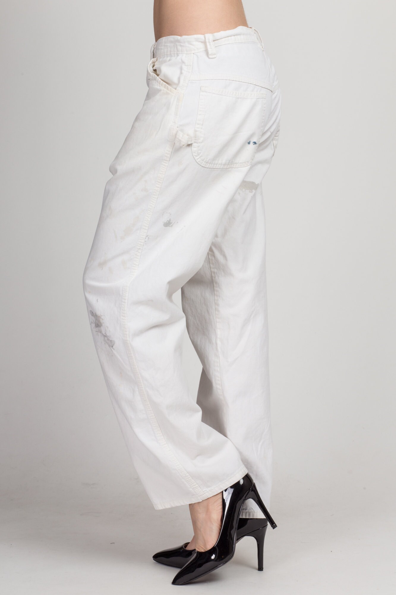 70s Dee Cee White Unisex Painters Pants Men's Medium - Etsy