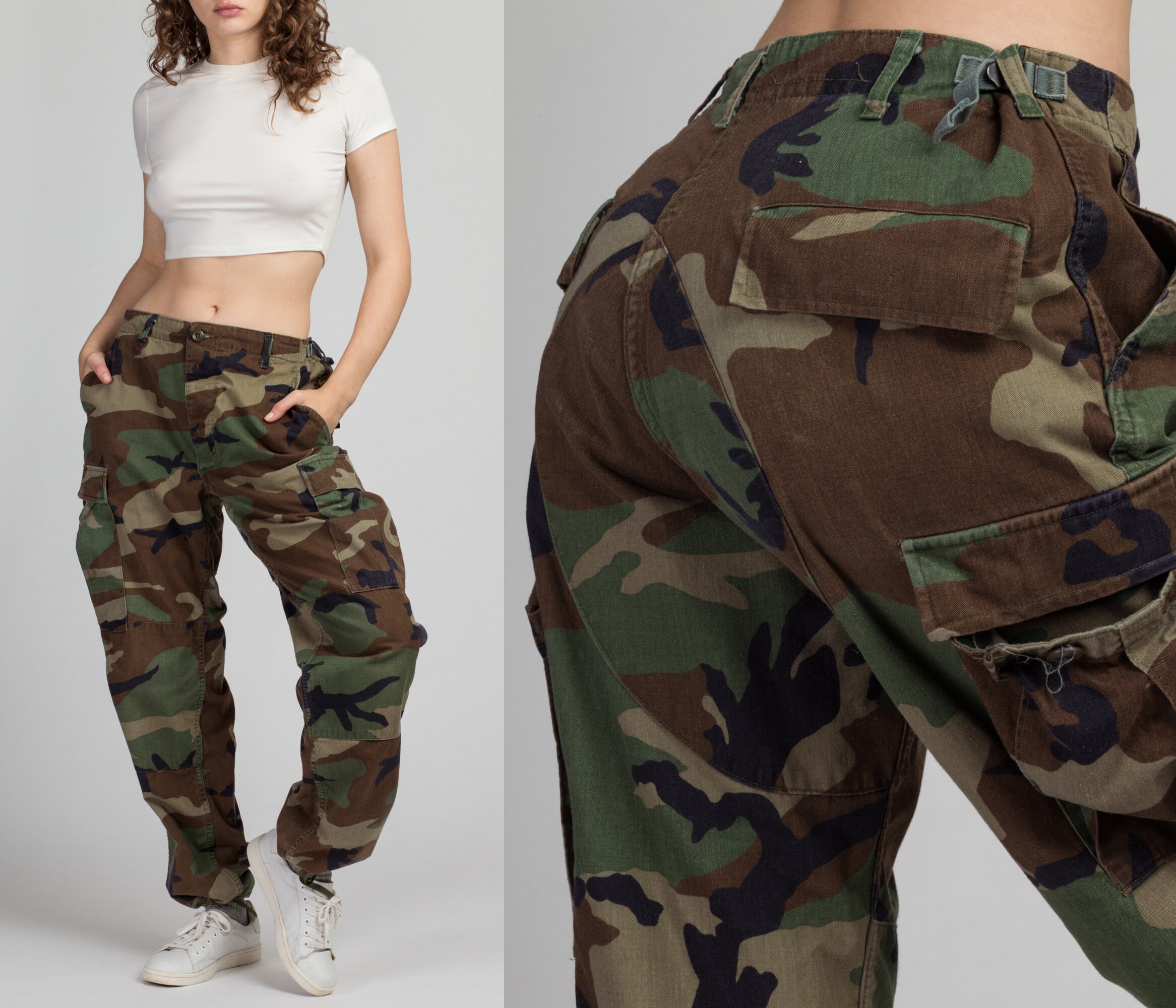 high waisted camo pants