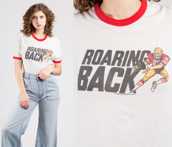 1980 San Francisco 49ers "Roaring Back" T Shirt -