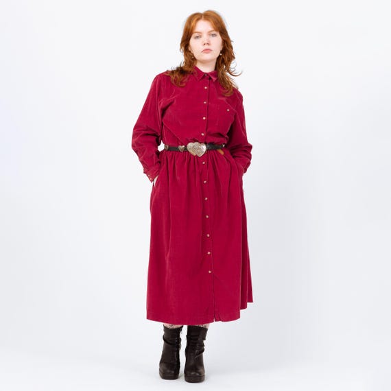 slim fit dress slacks Brown Corduroy Long Sleeve Mini Dress - All Dresses