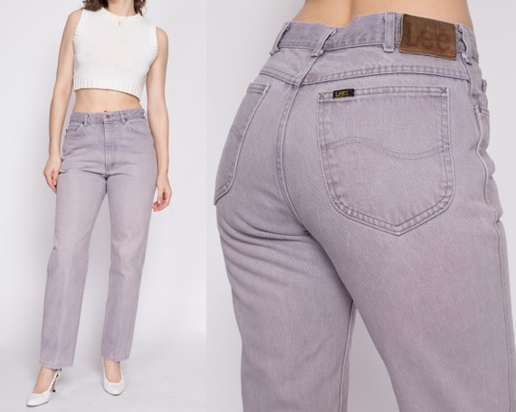 Vintage Lee Riders Dusty Lilac Mom Jeans Medium, … - image 1