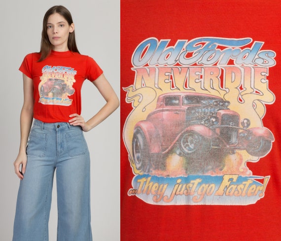 80s Old Fords Never Die T Shirt Extra Small | Vin… - image 1