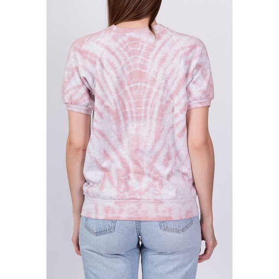 90s Pink Tie Dye Sweatshirt Top Small to Medium |… - image 5