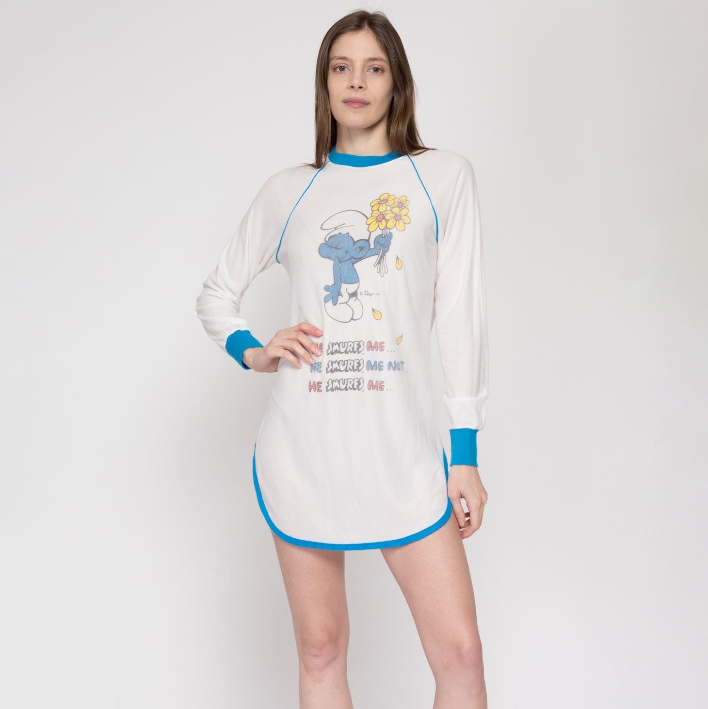 Smurf pajamas Etsy France