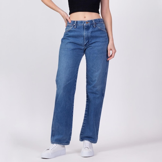 【archive】90s Wrangler 3D Wide Denimpants Wrangler Archive 90s Buggy Denim Pants Unisex Cotton Size 32