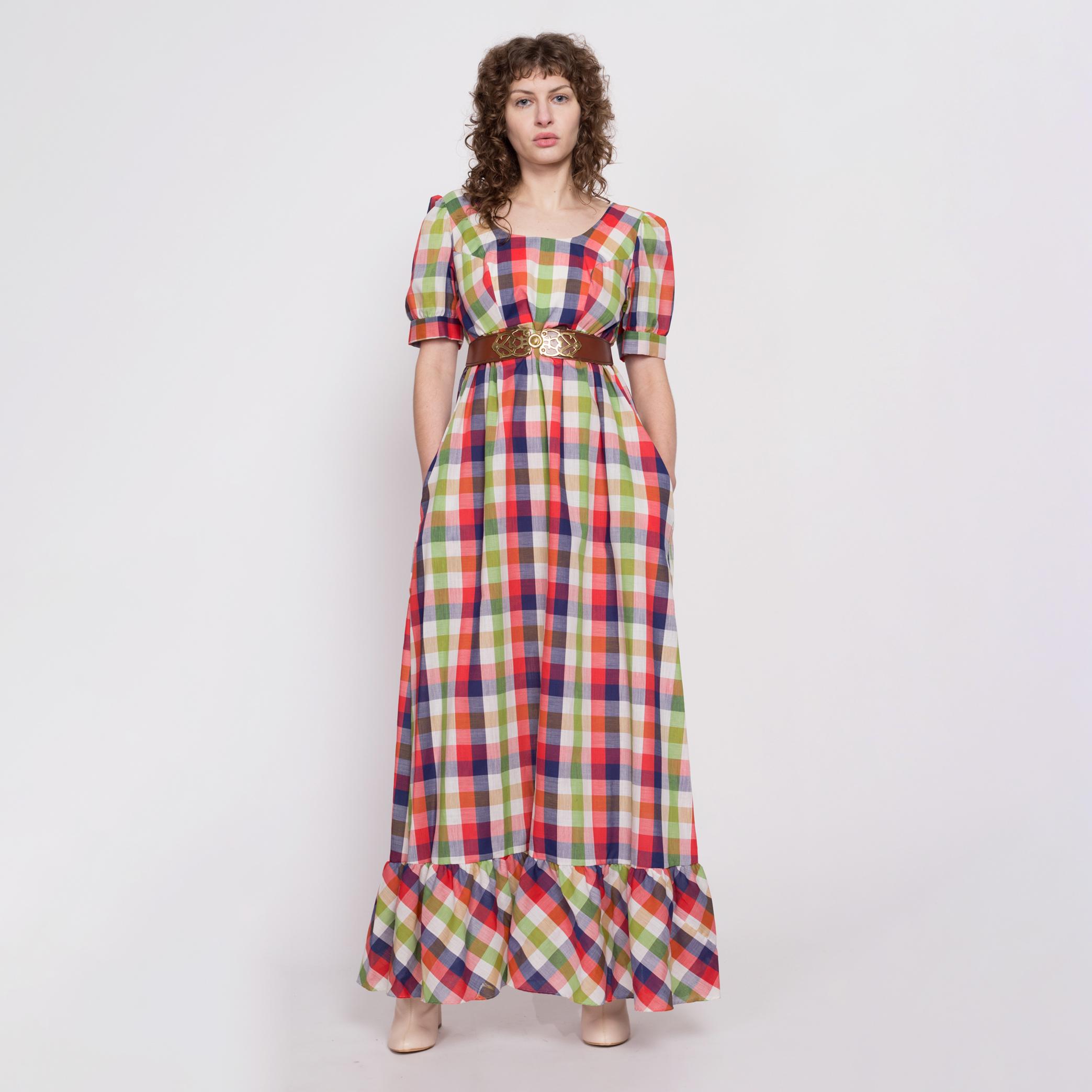 Jupe longue fleurie en coton plissée bleue | Tendance Fleurie