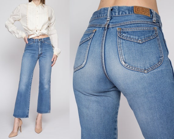 XS-Sm 70s Gap Mid Rise Jeans Petite | Vintage Med… - image 1
