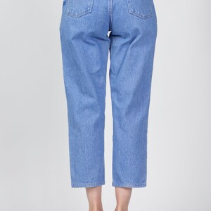 Petit jean taille haute Gitano des années 90 Petite 25,5 vintage Tapered Leg Short Inseam Bright Blue Mom Jeans image 5
