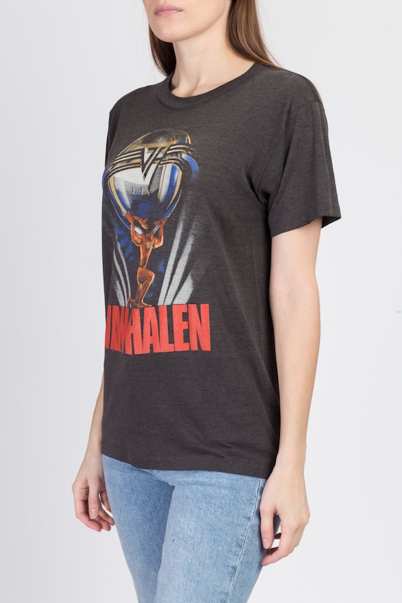 Medium Vintage 80s Van Halen 5150 Tour T Shirt Un… - image 3