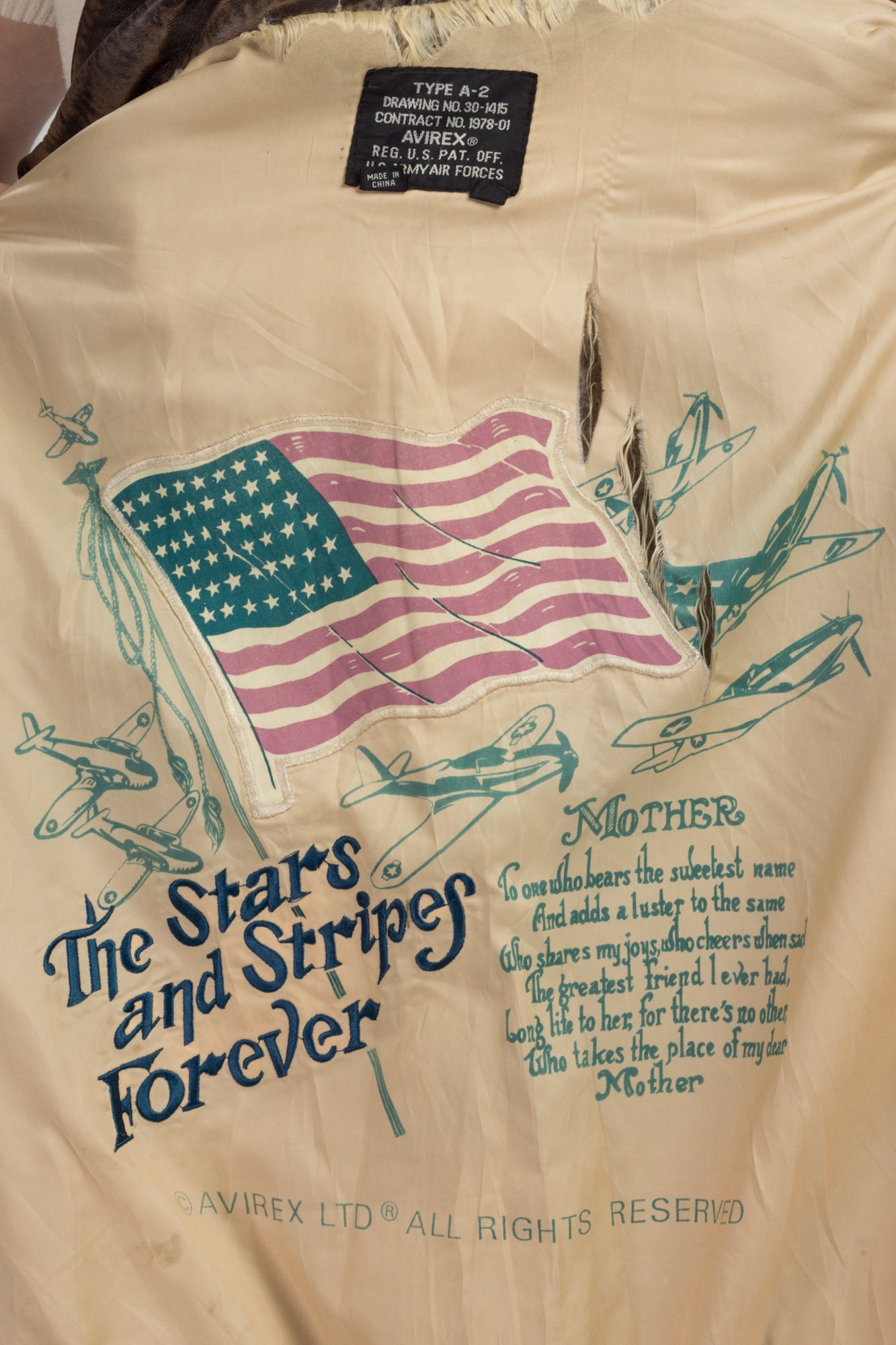 Vintage Avirex A-2 Pin-up Leather Bomber Jacket Men's - Etsy Canada