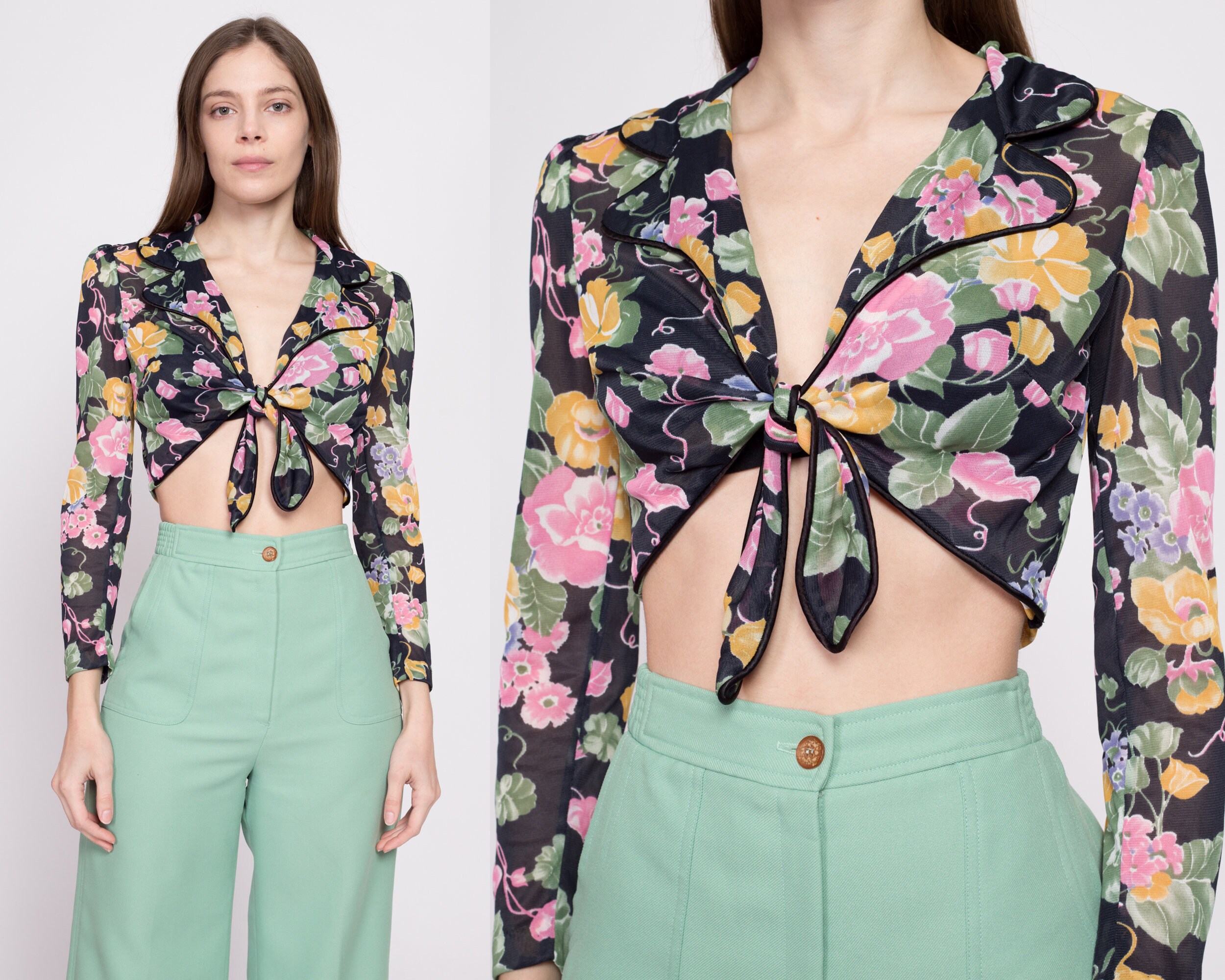 9+ Crop Top With Tie