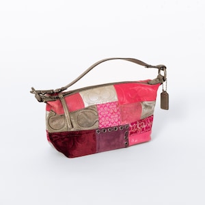 Coach Patchwork Purse Pink - Etsy