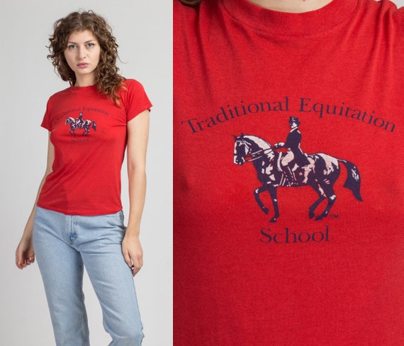 RESERVED 80s Traditional Equitation School Horseba