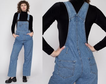 Sm-Med Y2K No Boundaries Overalls | Vintage Medium Wash Denim Bib Overall Pants