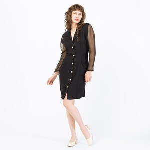 mini dress secretary 1970's Vintage/retro, Red & Navy Blue, Secretary Mini Dress, 8