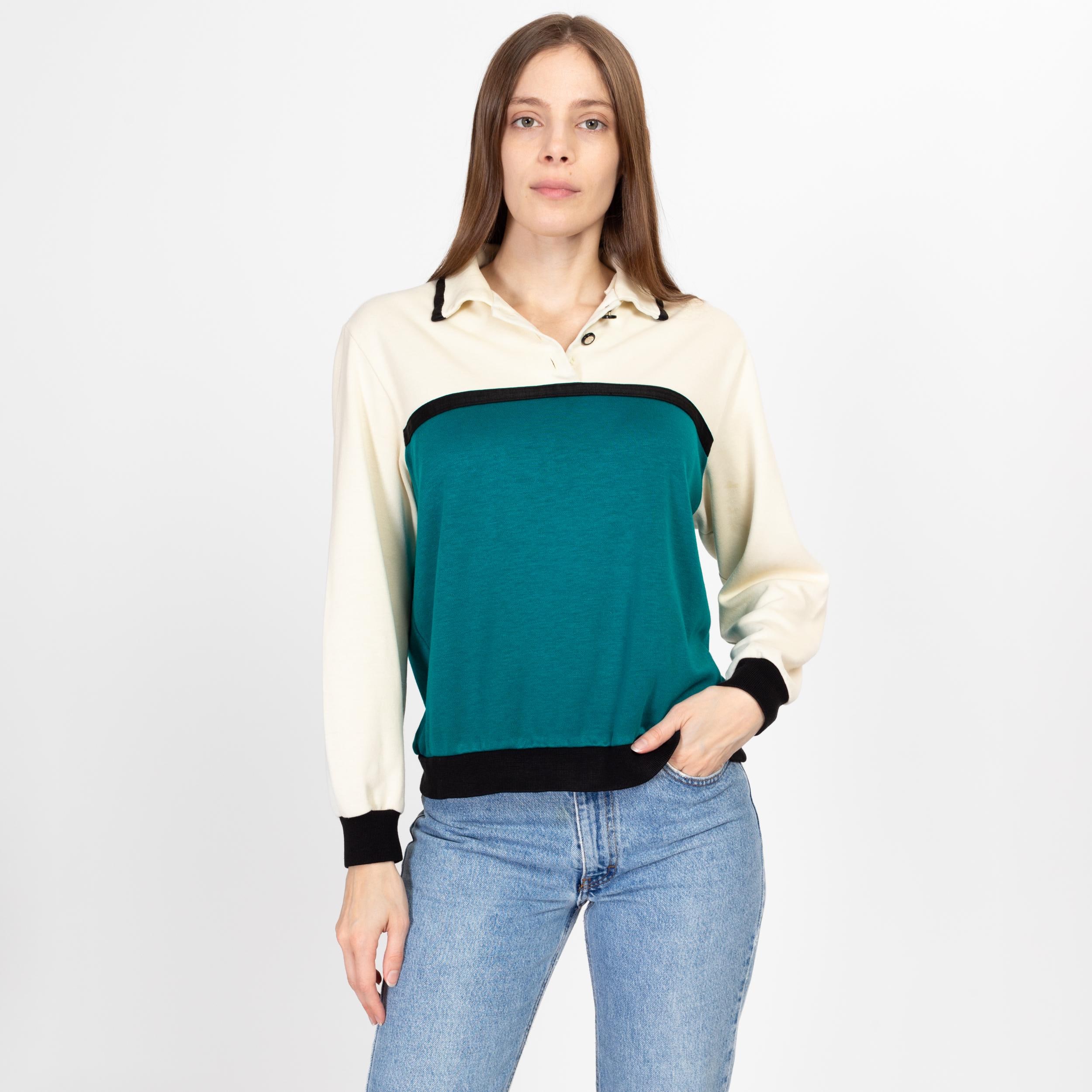 トップス unknown 80s 90s color blocking shirt 90s Color Block Tee - Etsy