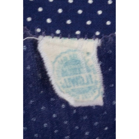 60s Navy Blue Swiss Dot Dress Medium | Vintage Ci… - image 7