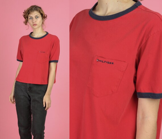 90s tommy hilfiger tube top