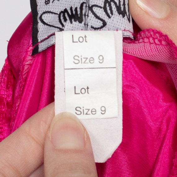 Sm-Med 90s Hot Pink Satin Backless Evening Gown |… - image 9