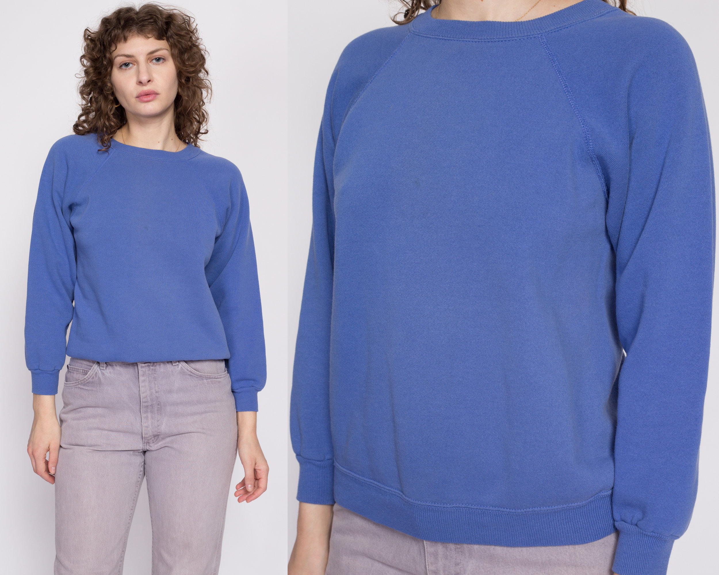 Periwinkle crewneck deals sweatshirt
