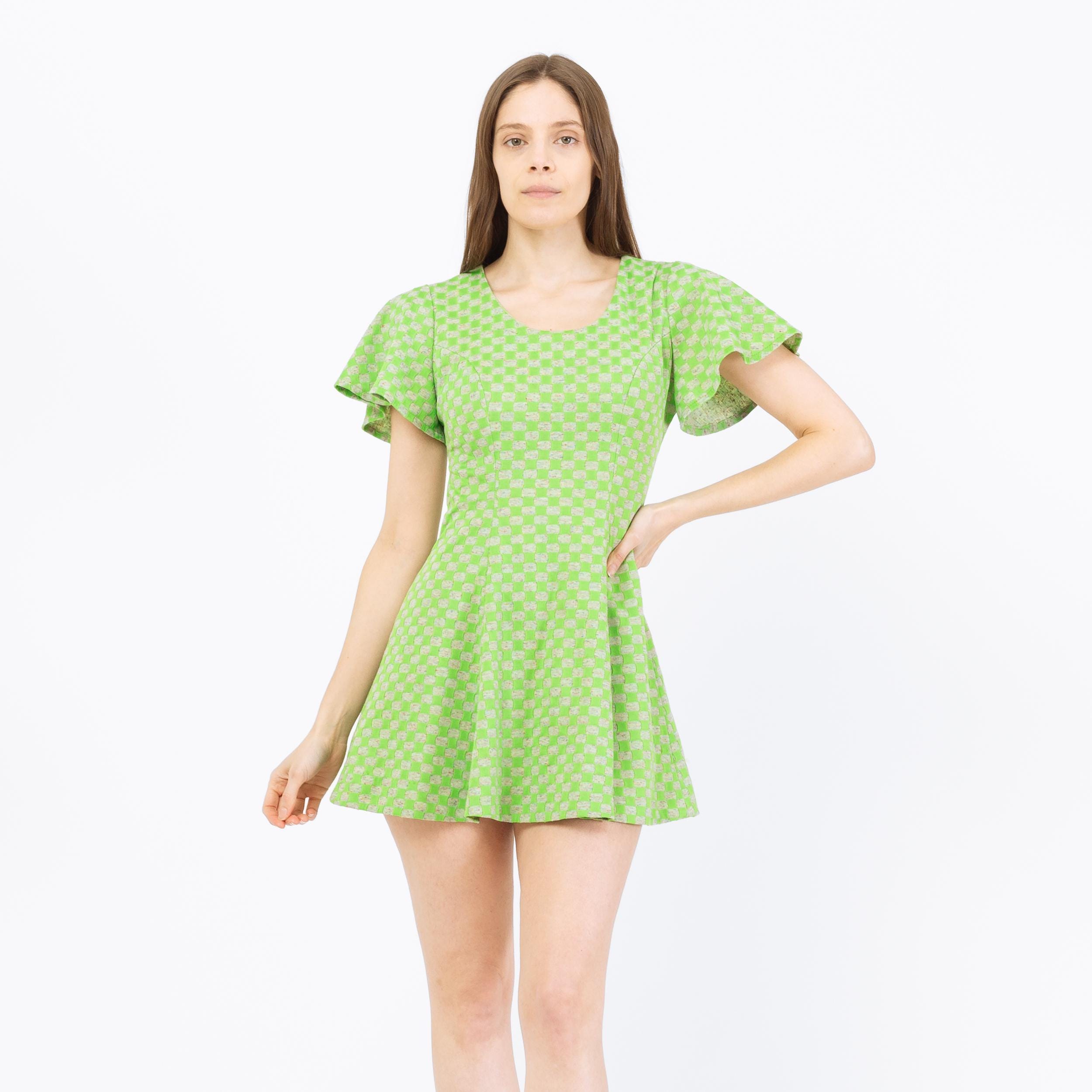 Petite Green Dress - Etsy