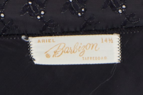 Medium 50s Barbizon Black Slip | Vintage Ariel Ta… - image 5