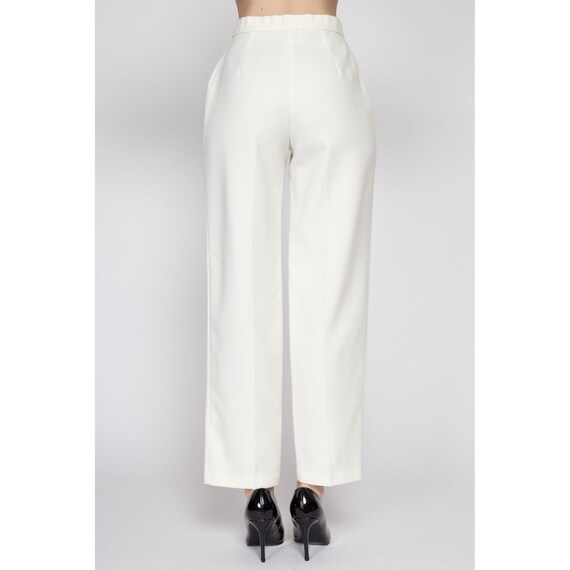 Small 70s Levi's White High Waisted Pants 25.5" |… - image 6