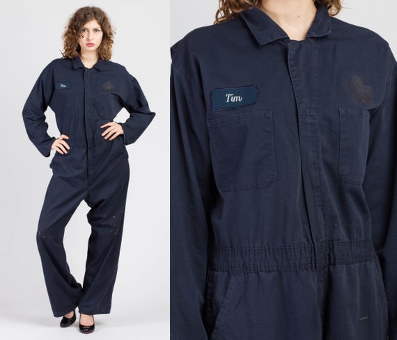 Vintage Workwear Utility Coveralls - 44R | 80s 90s