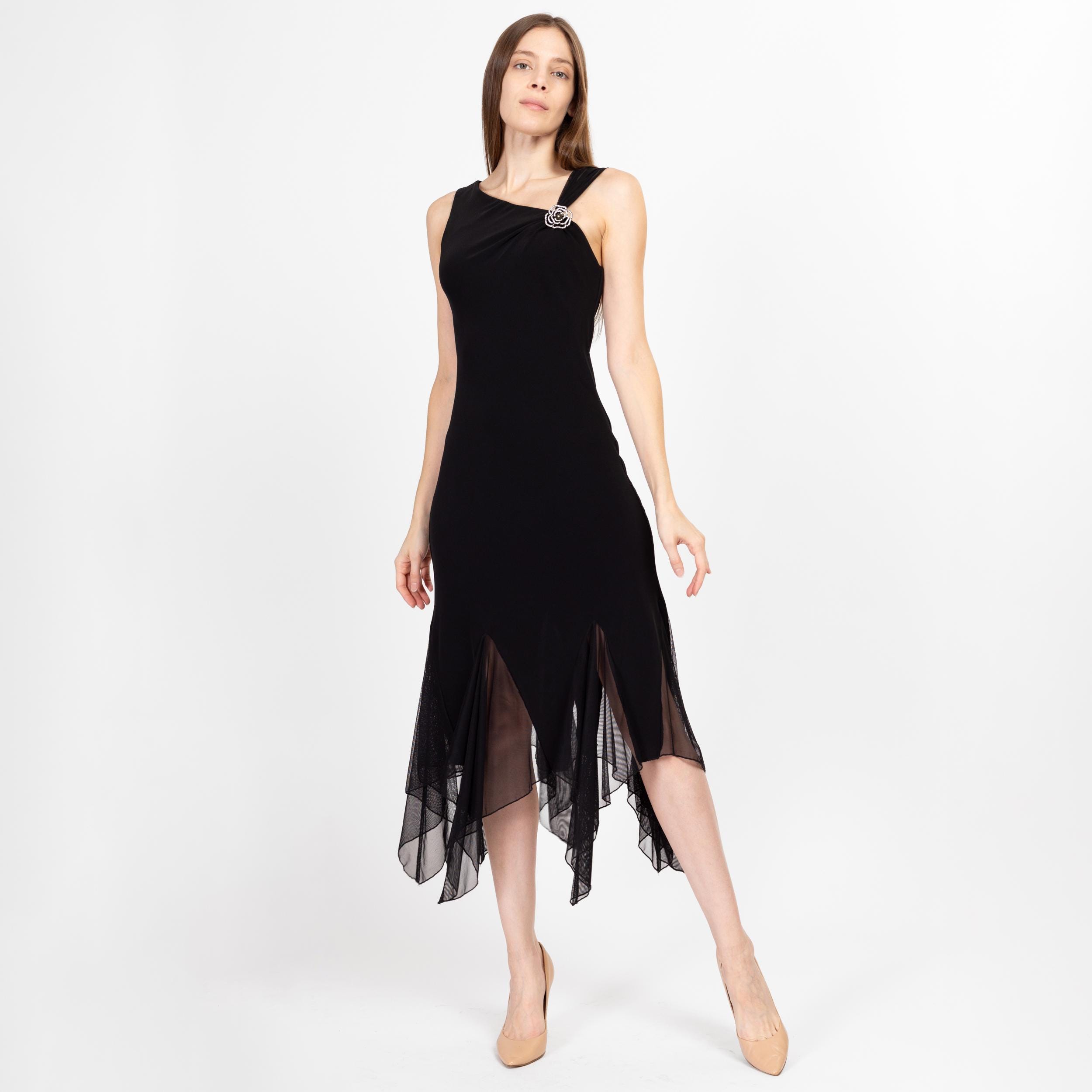 パーティードレス Handkerchief-hem Knit Dress Buy HANDKERCHIEF HEM KNIT DRESS | Johnny Was