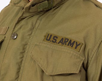 Vintage 70s M65 US Army Field Jacket - Small Long | OG 107 Hooded