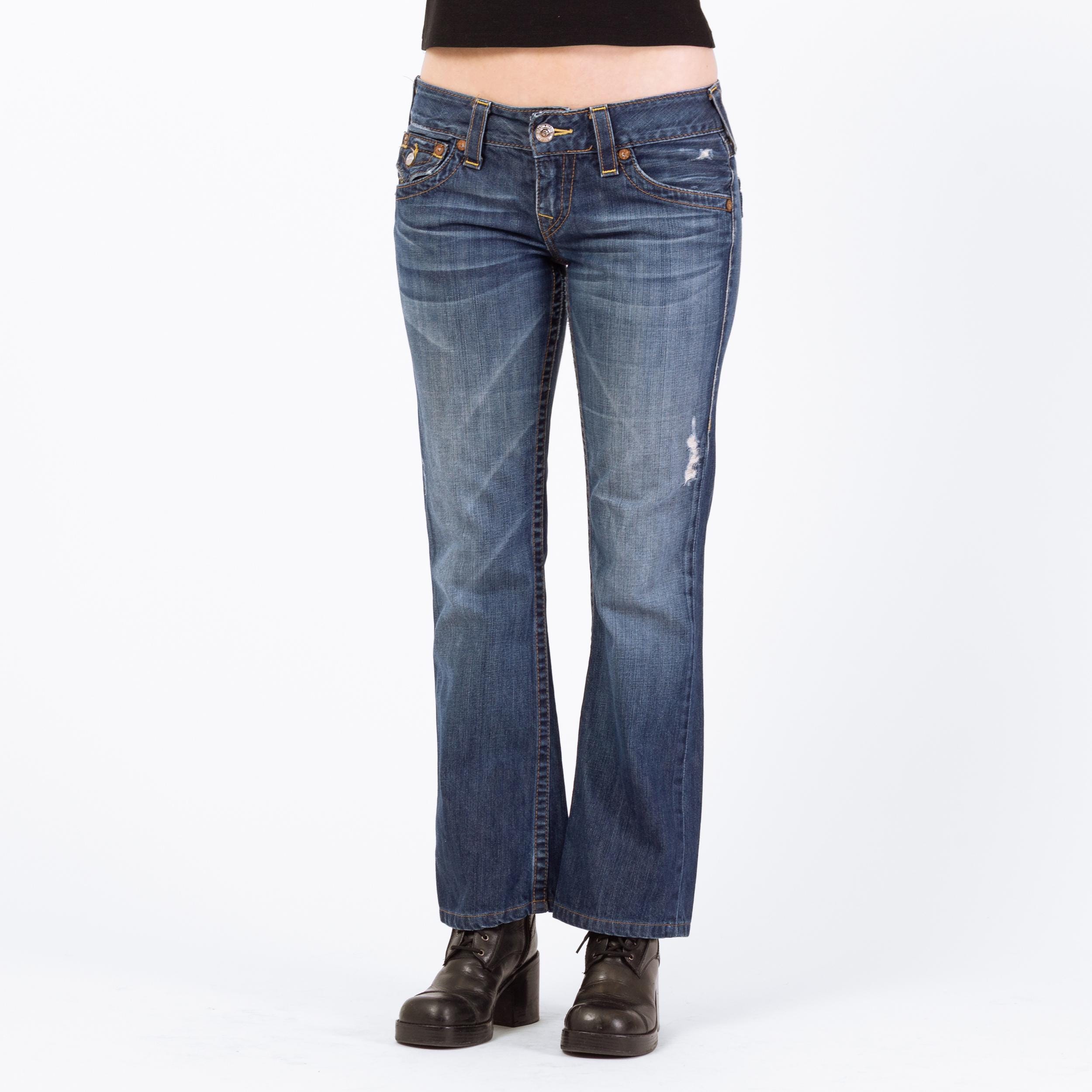 Vintage Y2K True Religion Becky Low Rise Bootcut Jeans - Medium