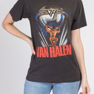 Medium Vintage 80s Van Halen 5150 Tour T Shirt Unisex 1986 Rare Graphic Collectible Rock Band Tee image 2