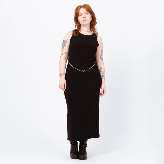 chinese dress ladies Jaya Rhinestone Chain Back Detail Maxi Dress main image 1