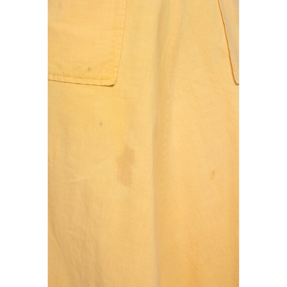 70s Canary Yellow Pocket Skirt Extra Small, 24.5"… - image 6