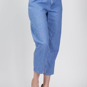 Petit jean taille haute Gitano des années 90 Petite 25,5 vintage Tapered Leg Short Inseam Bright Blue Mom Jeans image 3