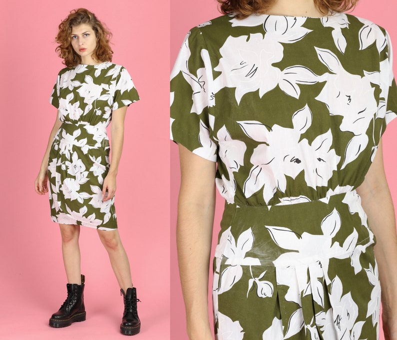 80s green dress