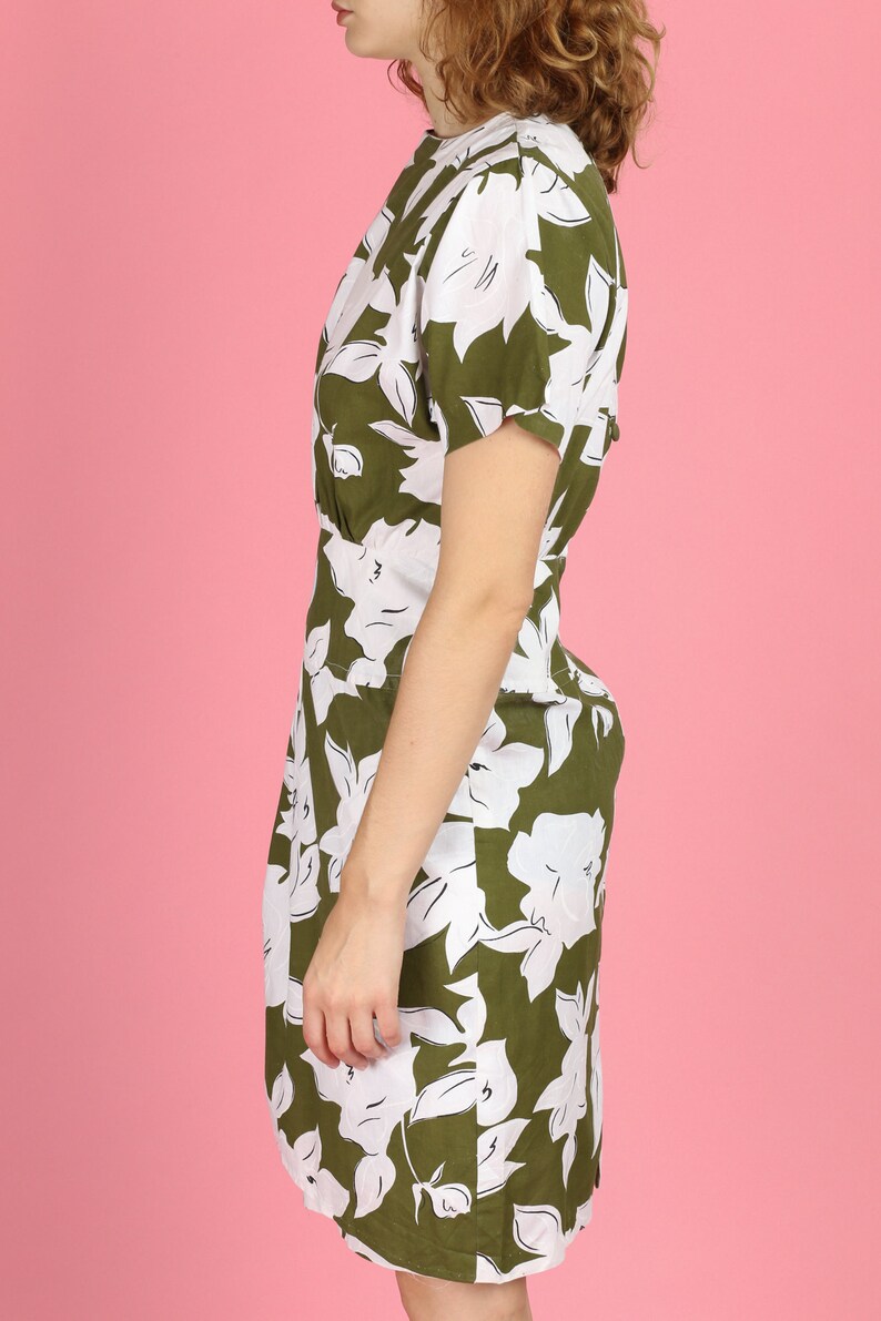 80s green dress