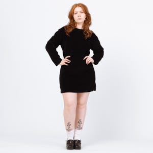 corduroy empire waist dress 1 the Woman