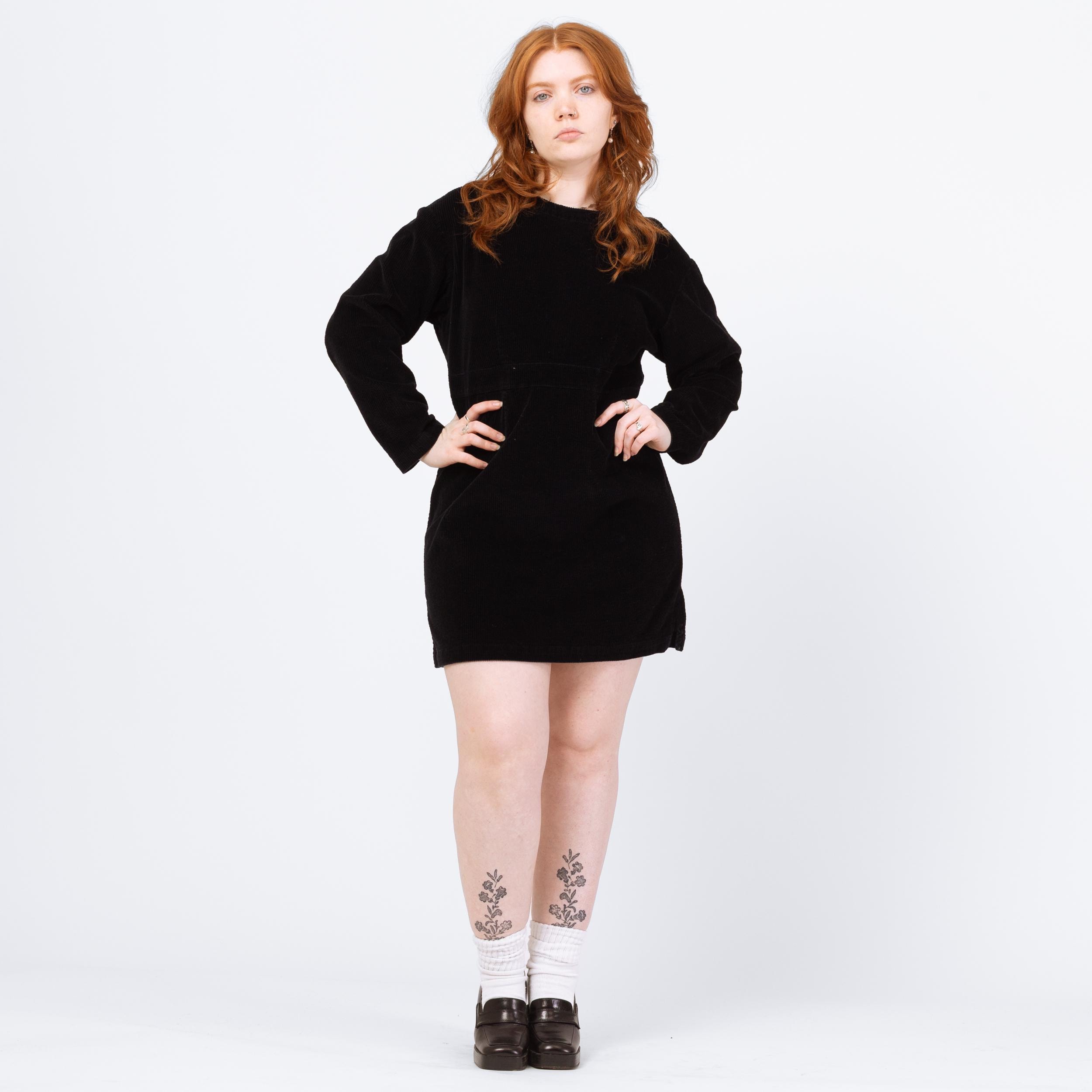 Corduroy Dress Empire Waist - Etsy
