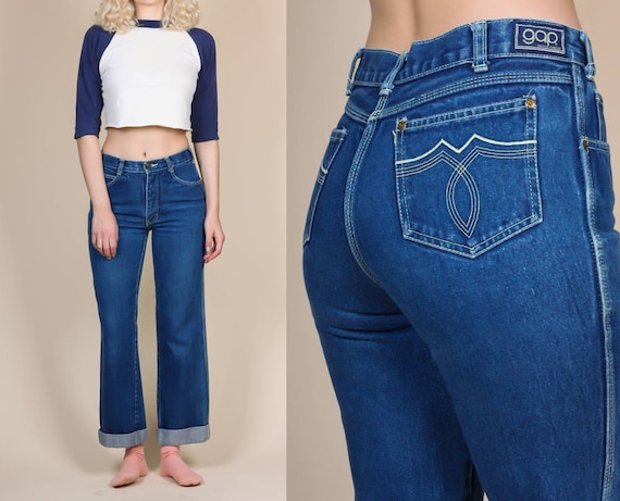 gap blue pants