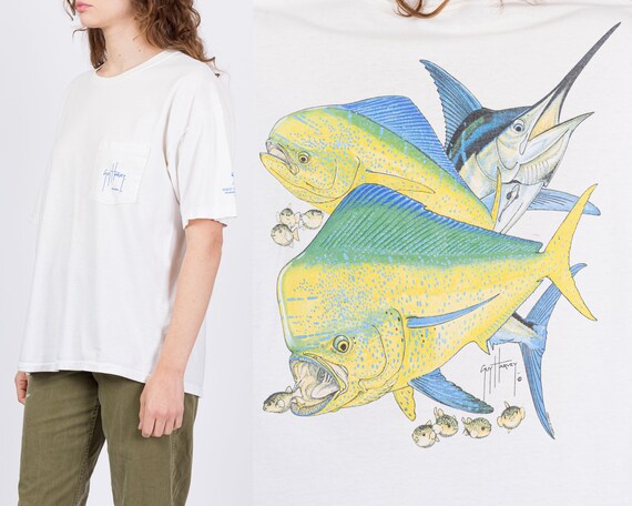 90s Guy Harvey Fish Graphic Tee Unisex 